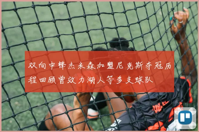 双向中锋杰米森加盟尼克斯夺冠历程回顾曾效力湖人等多支球队